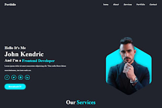 lending page web site