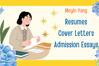 analyze and edit resumes, cover letters, and essays