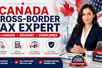 provide canada cross border tax advisor and tax preparation