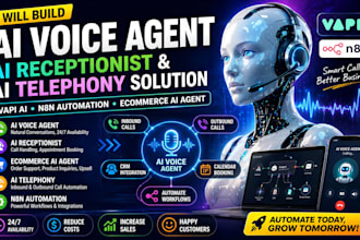 build ai voice agent ecommerce ai agent ai receptionist ai telephony n8n vapi ai
