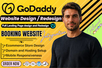 godaddy website design, dadaddy website redesign, godaddy ecommerce, godaddy