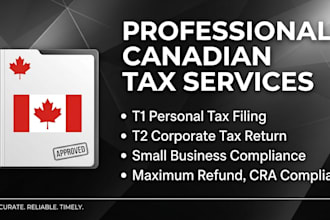 file canadian taxes t1 personal and t2 corporate tax returns