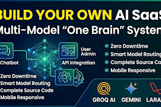 build ai saas platform, chatbot, or laravel web application