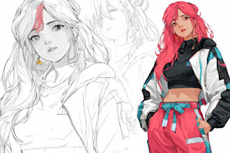 draw any anime style c