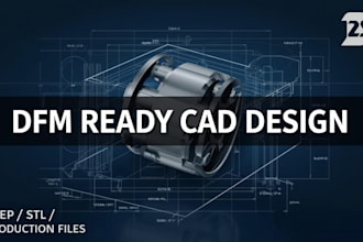 do 3d cad product design, 3d cad models for manufacturing and prototyping
