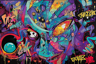 do illustration expressionism art, graffiti, abstract art