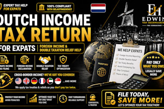 prepare dutch income tax return expats foreign income double taxation relief
