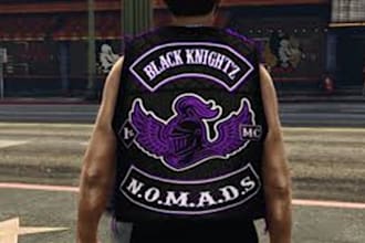 customized fivem peds clothing kuttes chains fivem custom peds