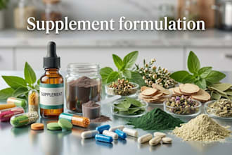 design a supplement formulation for you