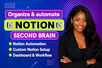 build custom notion template expert notion virtual assistant notion workspace