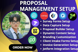 setup proposal management via jotform pandadoc honeybook ploomes proposify conga
