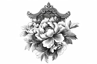 draw a traditional tattoo design for you