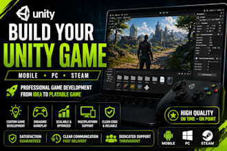 build your professional unity game for steam