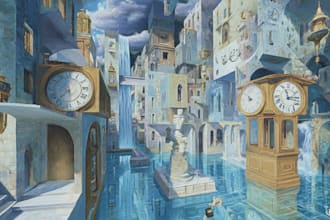 cerate a psychedelic surrealistic art for you