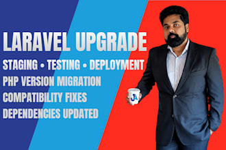 upgrade laravel and PHP and fix compatibility issues
