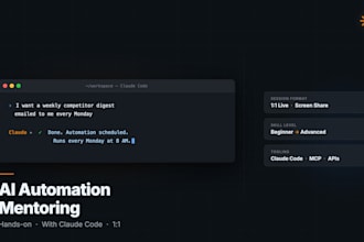 teach you hands on ai automation with claude code