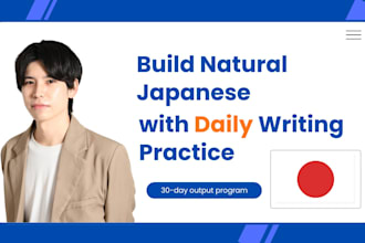 help you speak natural japanese with daily practice and personal feedback