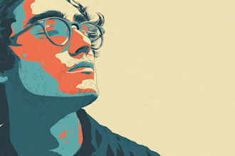draw vector portrait illustration of your photo