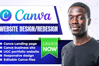 do canva website design canva landing page or canva website ugc portfolio