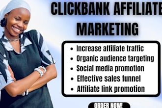clickbank affiliate marketing, affiliate link promotion and affiliate marketing