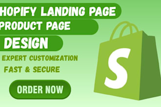 do shopify landing page design that convert well
