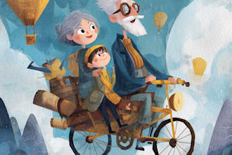 illustrate children book illustration, children book