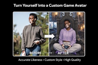 create a custom streamer avatar from your photo