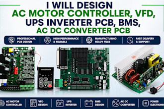 design ac motor controller vfd ups inverter pcb bms ac dc converter pcb
