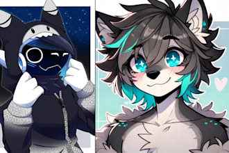 draw custom furry icon furry profile picture furry avatar furry pfp furry art