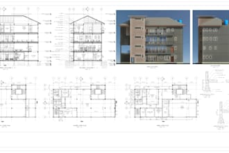 develop detailed revit bim models with full building documentation