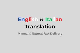 translate english to italian or italian to english