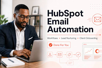 setup hubspot email automation hubspot lead nurturing client onboarding expert