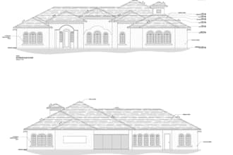 adu permit architecture floor plan, drainage, deck drawing in california