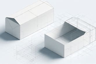 create a pixel perfect packaging box design with die cut