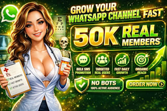 grow whatsapp channel followers and channel member whatsapp promotion