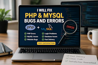 fix PHP mysql bugs and errors in your website