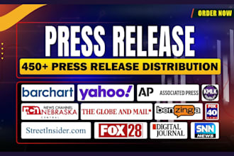 do press release writing, press release distribution and yahoo press release