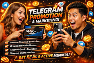 do organic growth crypto telegram promotion
