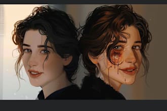 do semi realistic character design