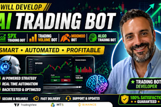 develop ai spx trading bot, trading volume bot,  moomoo bot, algo trading bot