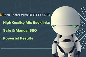 do geo seo aeo with mix backlinks for powerful ranking