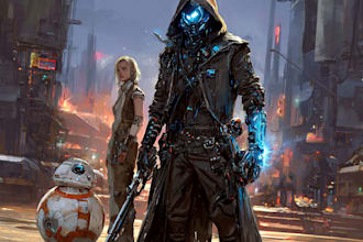 design your sci fi and star wars character