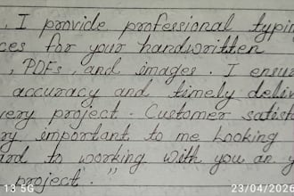 do accurate hindi typing from your handwritten notes or PDF