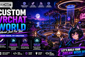 design a custom vrchat world tailored just for you  avatar fullbody