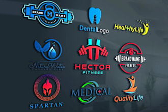 do modern spa beauty yoga natural health wellness cosmetic logo for you