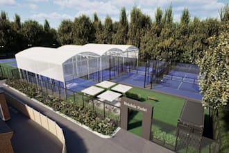 create realistic 3d sports facility, realistic 3d club renders