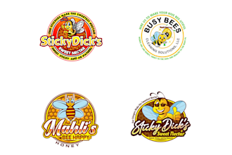 design wonderful bee logo