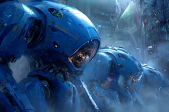 design spectacular robots, cyborgs and mechs