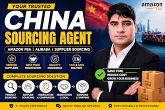 be your china sourcing agent for amazon fba alibaba product sourcing