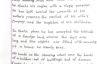 write anything with my standard handwriting